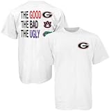 Georgia Bulldogs White The Good Bad And The Ugly T-shirt