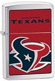 Zippo NFL Texans Lighter (Silver, 5 1/2 x 3 1/2 cm)