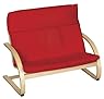 ECR4Kids Double Seat Comfort Chair, Red