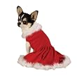 Dog Dress - Zack & Zoey - Mrs Claus Holiday Christmas Pet Dress - Red - Large