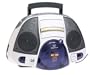 Audiovox CE216 Flat-Panel CD-Cassette Boombox with AM/FM Radio