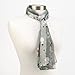 Purple Box Jewelry Christmas Reindeer Scarf (Silver)
