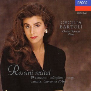 CD-Charts  Music : Cecilia Bartoli - Rossini recital ~ 19 songs & Cantata: Giovanna d'Arco
