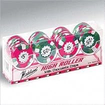 Casino Milk Chocolate Poker Chips Four Row Gift Box