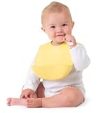 Kiddopotamus Bibbity Rinse & Roll Bib 2 Pack, Yellow