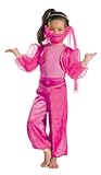 Toddler and Girls Pink Genie Costume