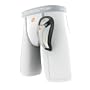 Shock Doctor Men's Compression Short with BioFlex Cup (X-Large, White)