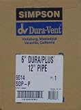 Dura Plus Chimney Section, 6" x 12"