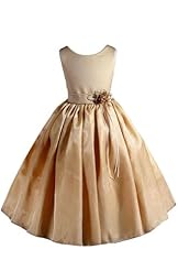 Girls Tea Length Flower-Girl Dress/Pageant Dress/Party Dress 