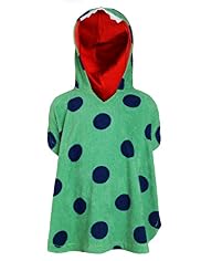 Cotton Rich Dino Spotted Towelling Poncho Top