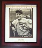 Autographed Lou Gehrig Photo - Framed 10x12