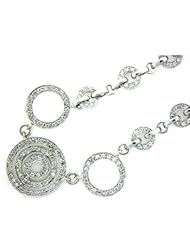 14k WHITE GOLD WOMENS NECKLACE LN-3145 DIAMOND 1.5CT TW