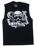 Beveled Skull Logo - Sons Of Anarchy Muscle Tee