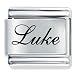 Name Luke Italian Charms Bracelet Link
