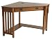 Southern Enterprises HO6641 Corner Desk, Mission Oak