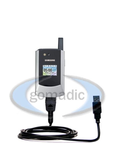 Samsung SCH-A790 Power Hot Sync and Charge USB Data Cable w/ Tip Exchange - Gomadic Brand