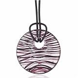 Round Opaque Red Murano Glass Necklace Pendant