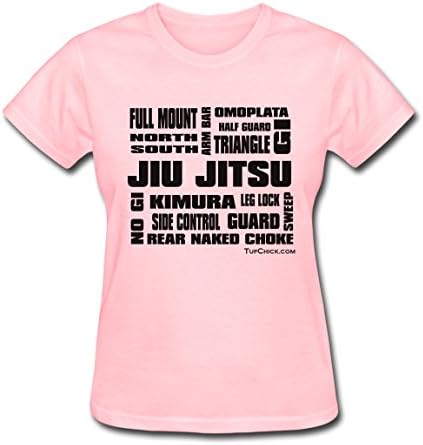 Tuf Chick Women's Jiu Jitsu Terminology T-Shirt S Pink