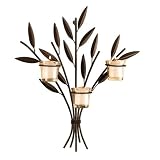 Leaf Wall Sconce with 3-Votive Cups