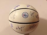 2012 PHILADELPHIA 76ERS Team Signed Autographed Logo Basketball COA