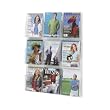 Safco 5665CL Clear Clear2c 9 Magazine Display