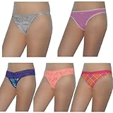 5 PACK: Ladies Sexy Stretch Panties G String Thong / Knickers - Multicolor (Size: M) 5 PACK: Ladies Sexy Stretch Panties G String Thong / Knickers - Multicolor (Size: M)