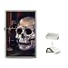 Limited Edition Violano Flip-Top Lighter Goth Skull Art