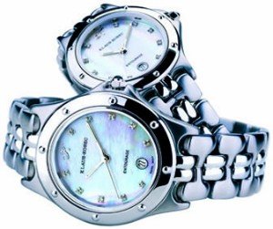 Klaus Kobec Watches, Diamond Entourage Steel - Ladies, Womens Watches, Womens Klaus Kobec Watches