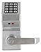 Electronic Lock, Brushed Chrome, 12 Button