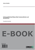 Produkt-Bild: Kulturspezifisches Wissen &uuml;ber Kommunikation und Bewusstsein