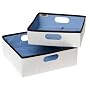 Rubbermaid 3F27 Configurations Nesting Storage Bins, 2-Pack, Natural