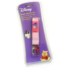 Disney Eeyore Lanyard / Neck Strap (Winnie The Pooh) Lilac with velco release clasp and two kinds of clip to enable you to attach the lanyard to a wide range of devices, mobile phone, mp3, keys, name badge etc, purple, blue, pink, white, black