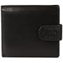 Black Leather Coin Pocket Bill-Fold Wallet by Dent&hellip by Dents