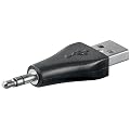 Wentronic USB-Adapter (A-Stecker auf 3,5mm Stecker)