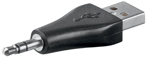 Wentronic USB-Adapter (A-Stecker auf 3,5mm Stecker)