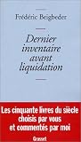 Dernier inventaire avant liquidation