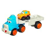 Tonka Chuck and Friends - Car Carrier with Hot Rod