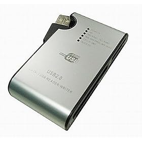 TeckNet VC-342 USB2.0 All in 1 Multi Slot Card Reader (Silver)