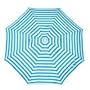 6ft Deluxe Cabana Striped Beach Umbrella with Tilt & Vent