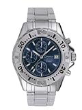 Caravelle by Bulova Men’s Stainless Steel Bracelet Blue Dial Watch #43B17