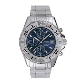 Caravelle by Bulova Men's Stainless Steel Bracelet Blue Dial Watch #43B17