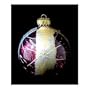 Angel Wings Design - Hand Painted - Heavy Glass Ornament - 3.25 inch diameter