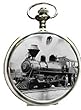 Train Pocket Watches - General Railroad Timepiece Stream Train Pocket Watch