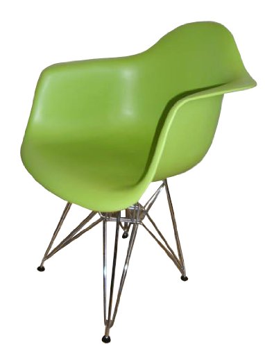 Charles Eames Eiffel Inspired Green DAR Side Dining Chair