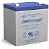 PS-1250-F1 12 Volt 5 AmpH SLA Replacement Battery with F1 Terminal