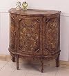 Half Moon Bombe Chest in Brown Finish By Coaster Furniture
