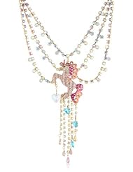 Betsey Johnson "Fairyland" Unicorn Necklace, 19"