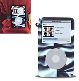 Leader (White Zebra) Apple Ipod 30Gb G5 Video (Color Fade Resistant) Silicone Skin Case + 12V Car Charger