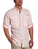 Columbia Sportswear Mens Bonehead Long Sleeve Shirt (Medium, Satin Pink)