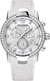 Diamond UF6 Technomarine Women Bezel White Mother of Pearl Diamond Dial Watch # 609013 Indices